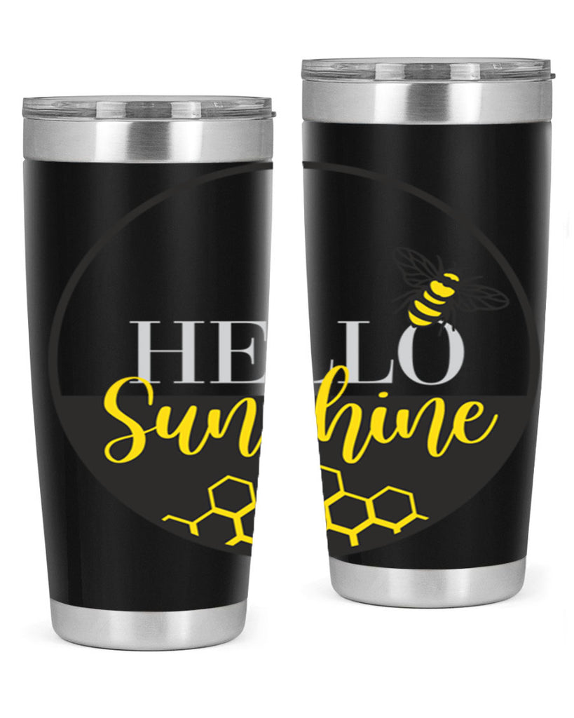 Hello Sunshine and bee216#- spring- Tumbler
