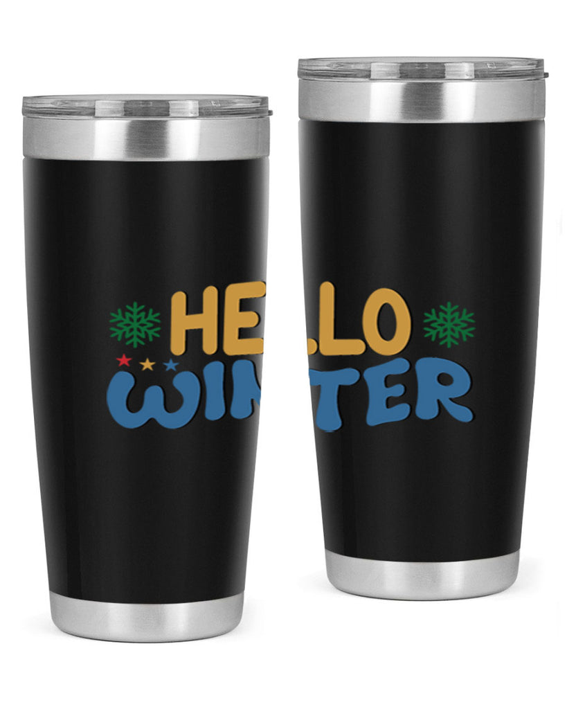 Hello Winter 181#- winter- Tumbler