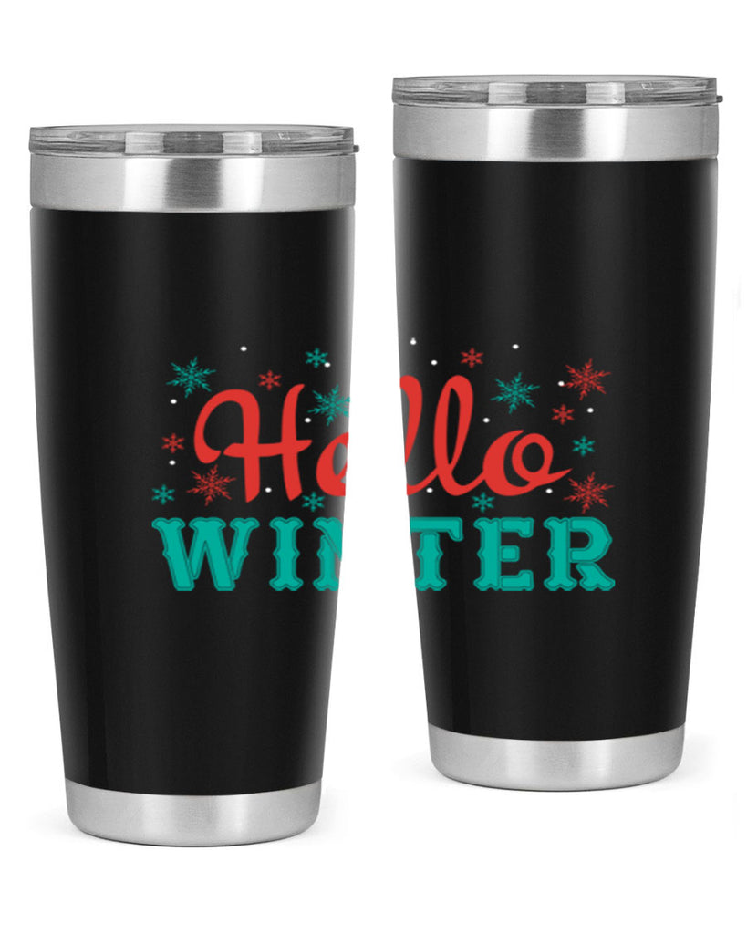 Hello Winter 182#- winter- Tumbler