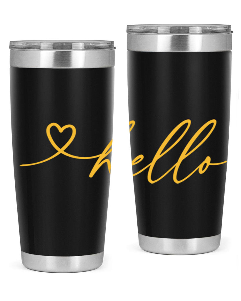 Hello heart183#- spring- Tumbler