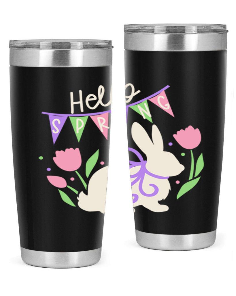 Hello spring bunny193#- spring- Tumbler