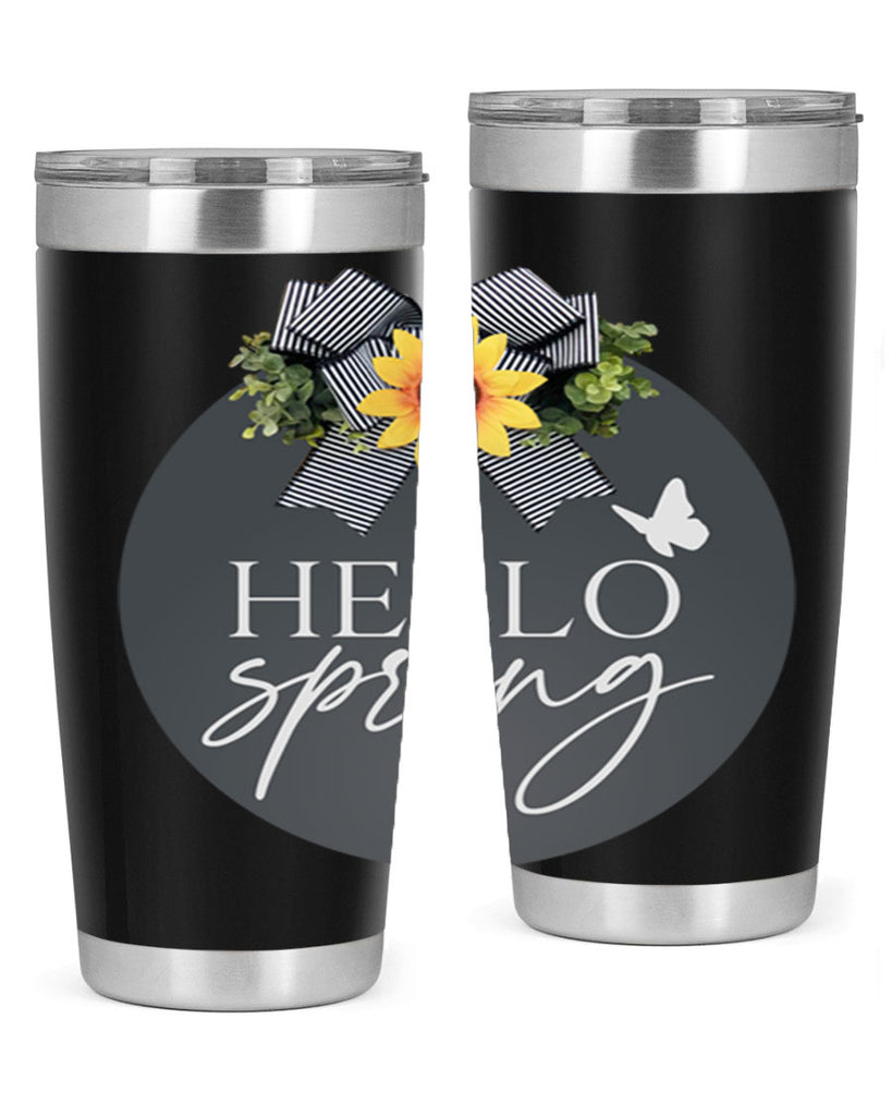 Hello spring butterfly Mockup194#- spring- Tumbler