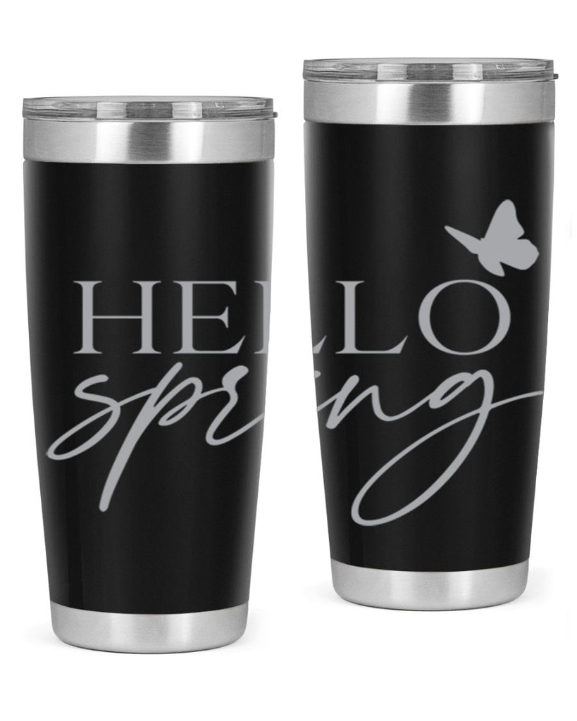 Hello spring butterfly195#- spring- Tumbler