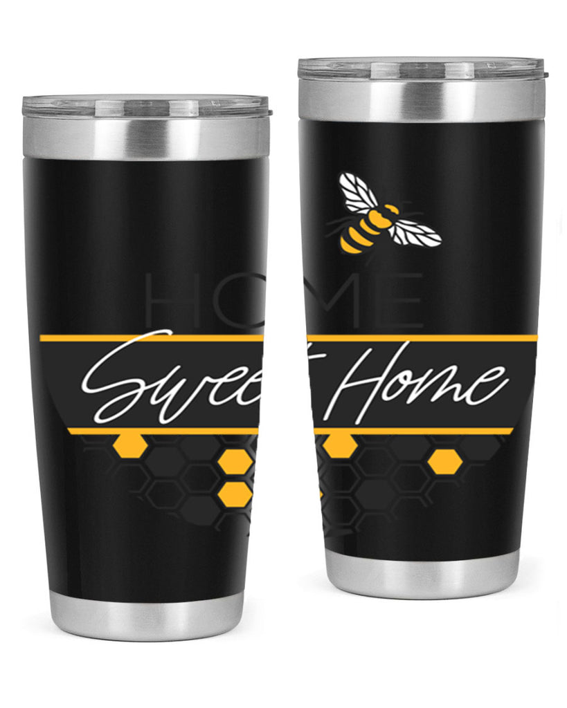 Home Sweet Home Bee and hive pattern243#- spring- Tumbler