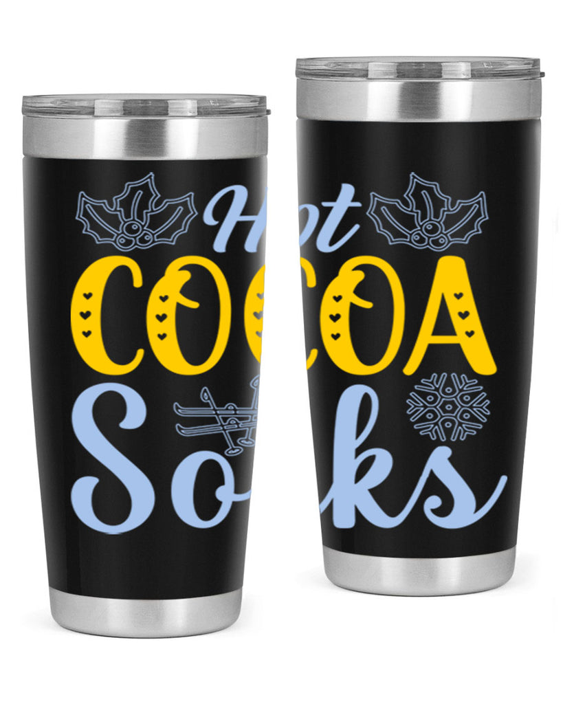 Hot cocoa socks211#- winter- Tumbler