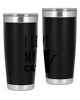 I Love My Cat Style 57#- cat- Tumbler