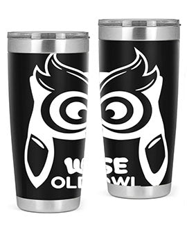 Owl Lover Wise Old Owl A TurtleRabbit 13#- owl- Tumblers