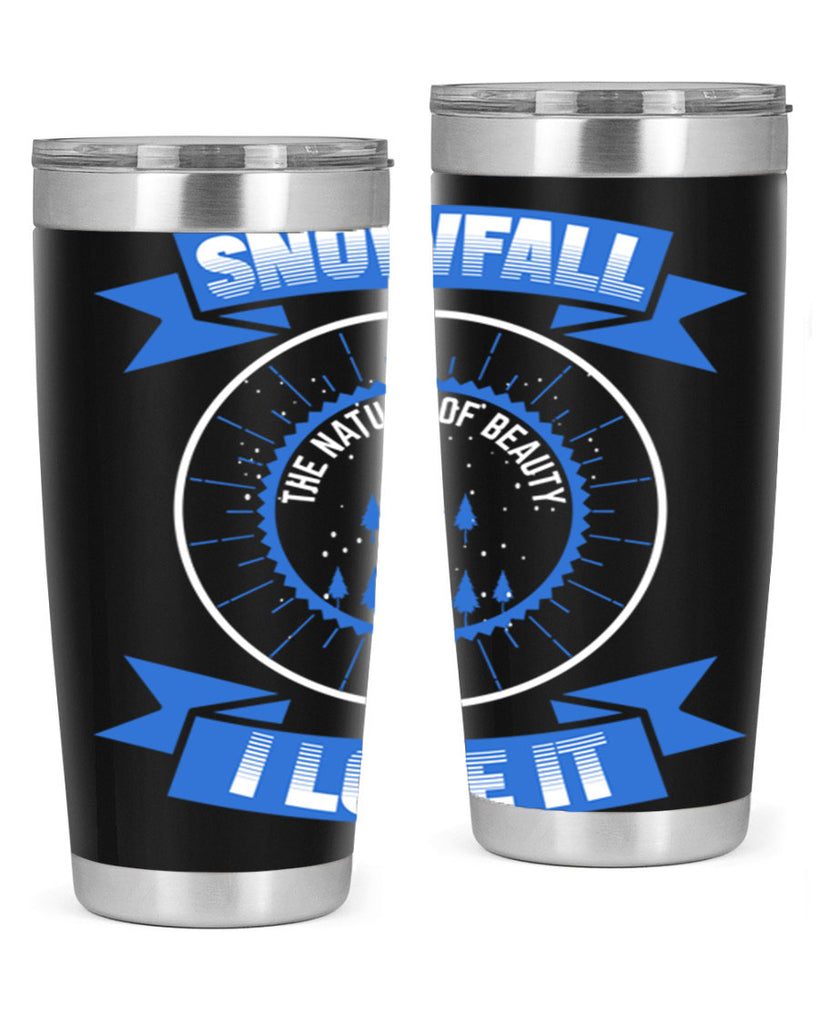 Snowfall Winter 373#- winter- Tumbler