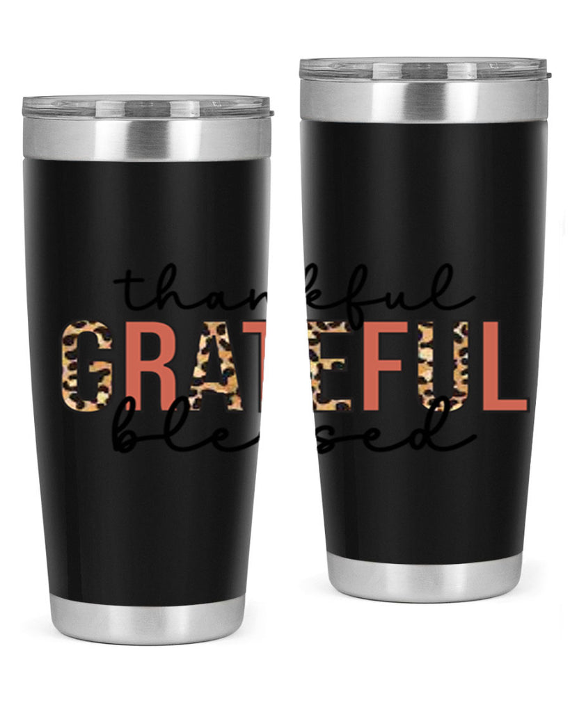 Thankful grateful blessed 602#- fall- Tumbler