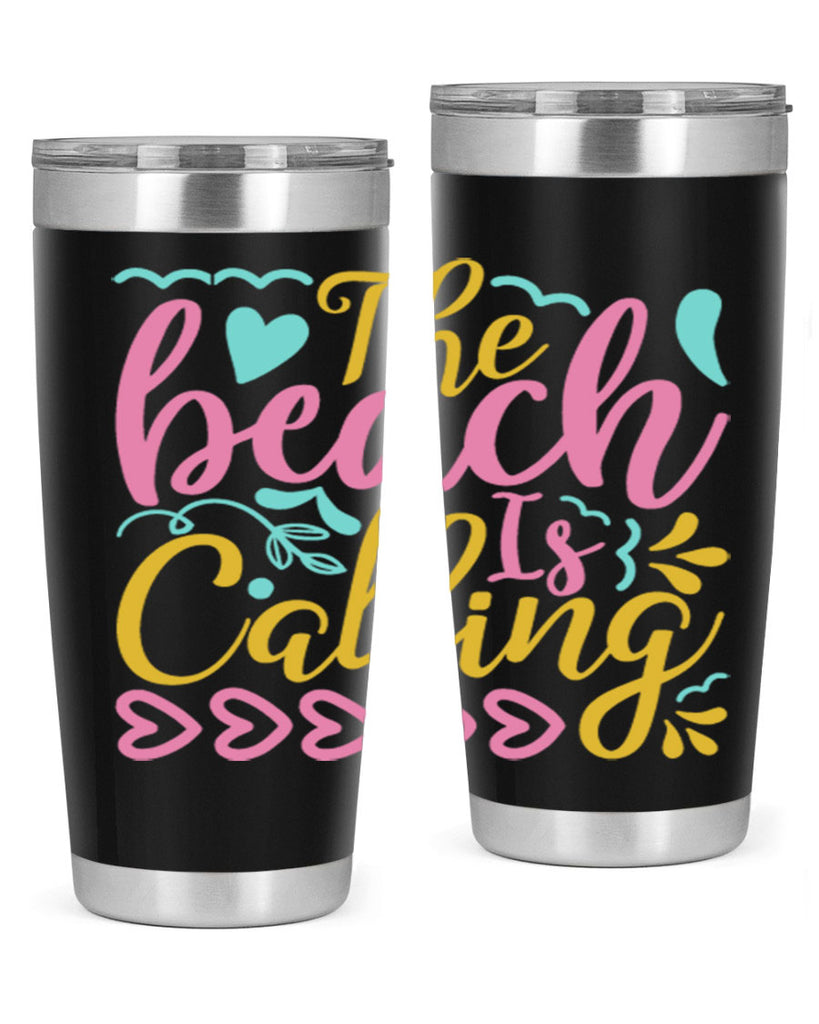 The beach is calling Style 1#- summer- Tumbler