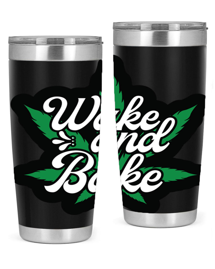 Wake and bake 273#- marijuana- Tumbler