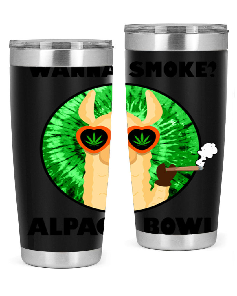 Wanna Smoke Alpaca Bowl 276#- marijuana- Tumbler