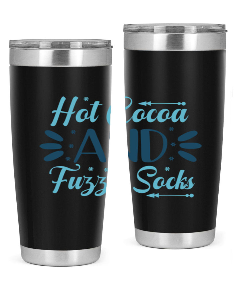 hot cocoa and fuzzy socks 208#- winter- Tumbler