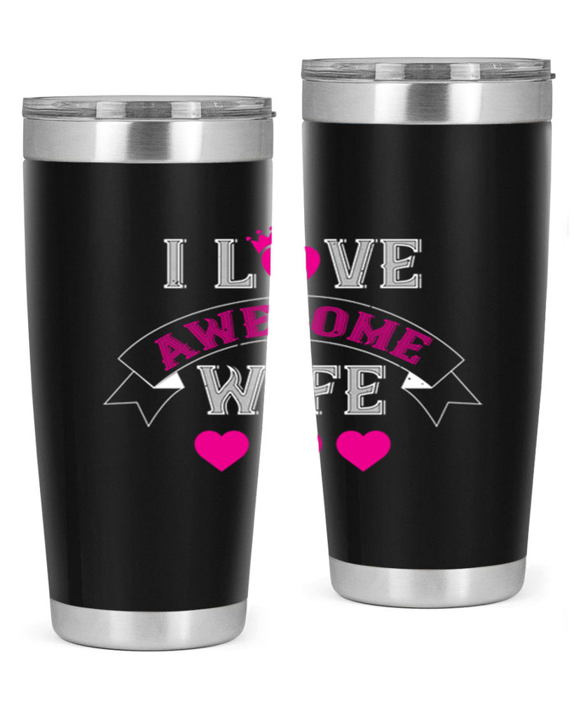 i love awesome wife 57#- valentines day- Tumbler