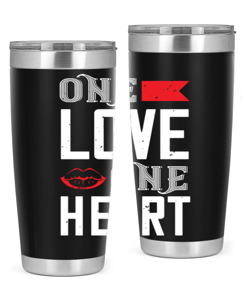 one love one heart 32#- valentines day- Tumbler