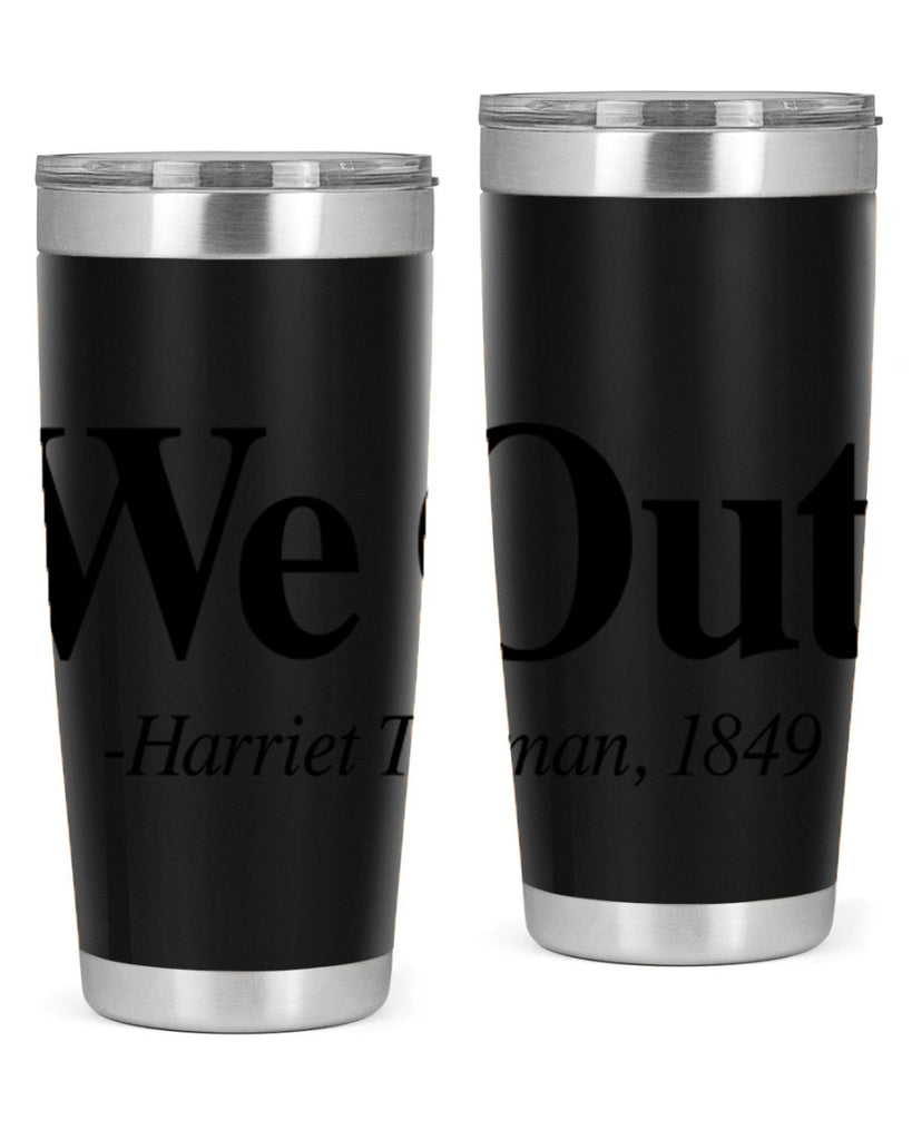 we out harriet tubman 12#- black words phrases- Cotton Tank