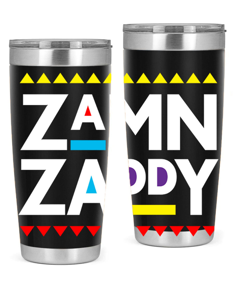 zamn zaddy 1#- black words phrases- Cotton Tank