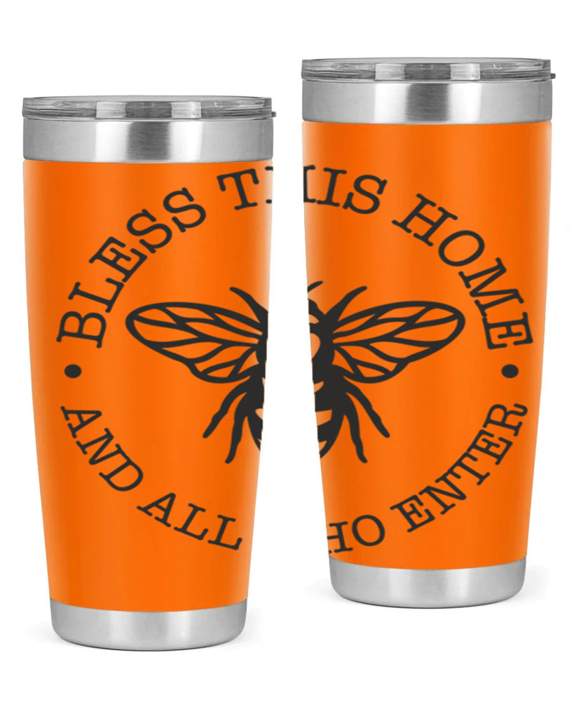 Bless this Home Bee59#- spring- Tumbler