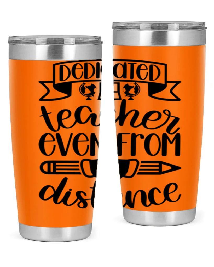 Dedicated Teacher Even Style 80#- teacher- tumbler