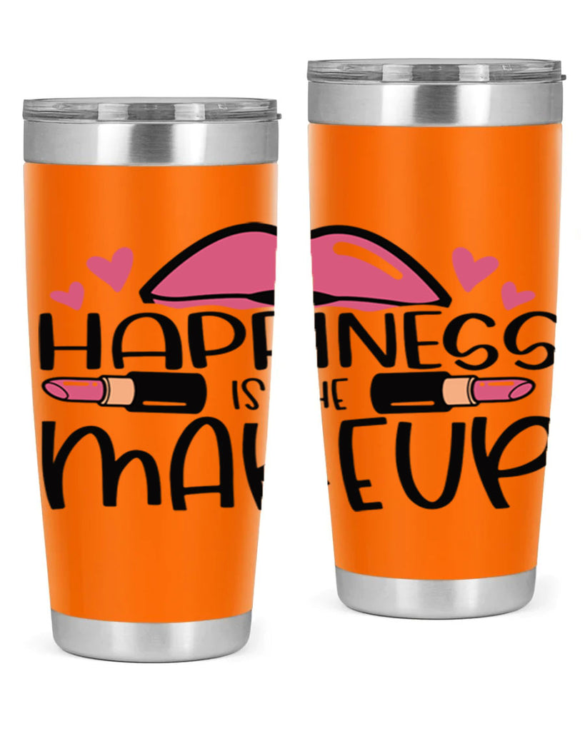 Hapiness Is The Makeup Style 95#- make up- Tumbler