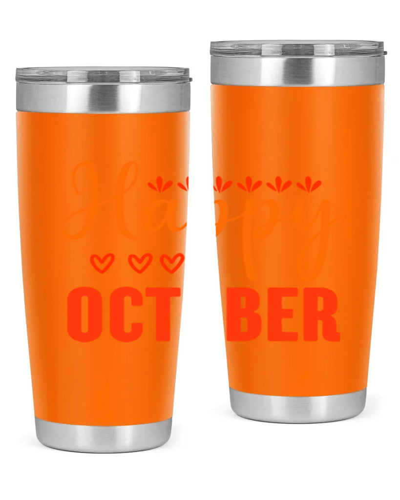 Happy October Design 237#- fall- Tumbler