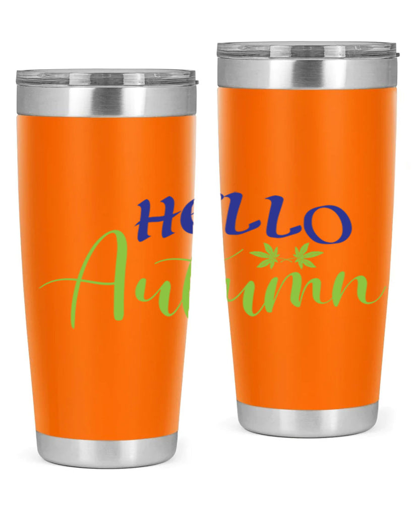 Hello Autumn 271#- fall- Tumbler