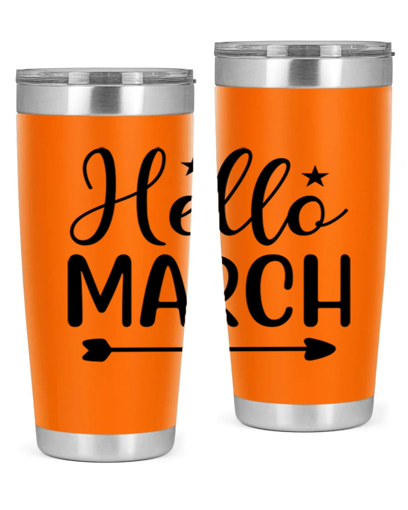 Hello March 184#- spring- Tumbler