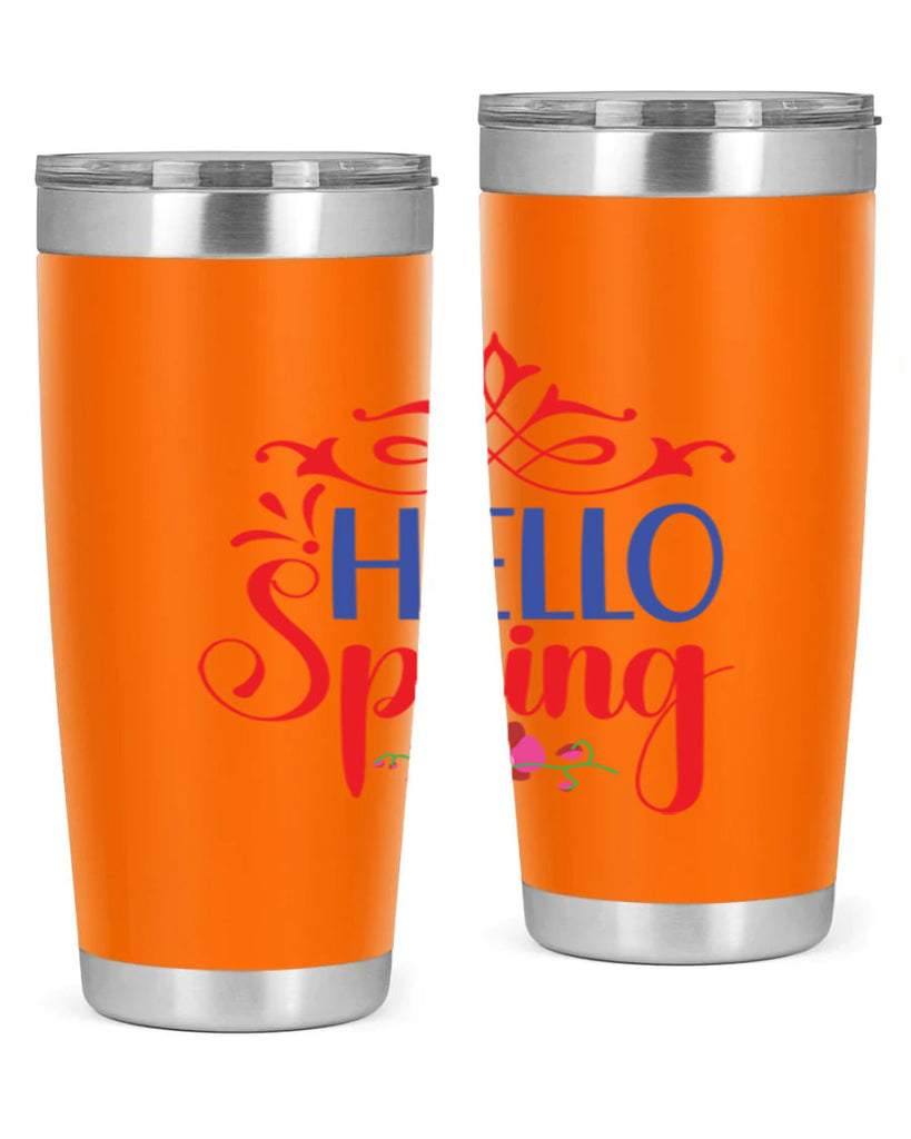 Hello Spring 211#- spring- Tumbler