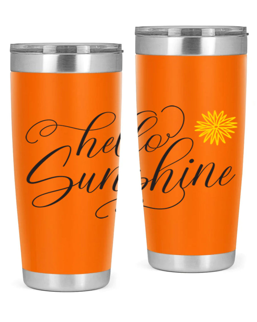 Hello Spring Lettering201#- spring- Tumbler