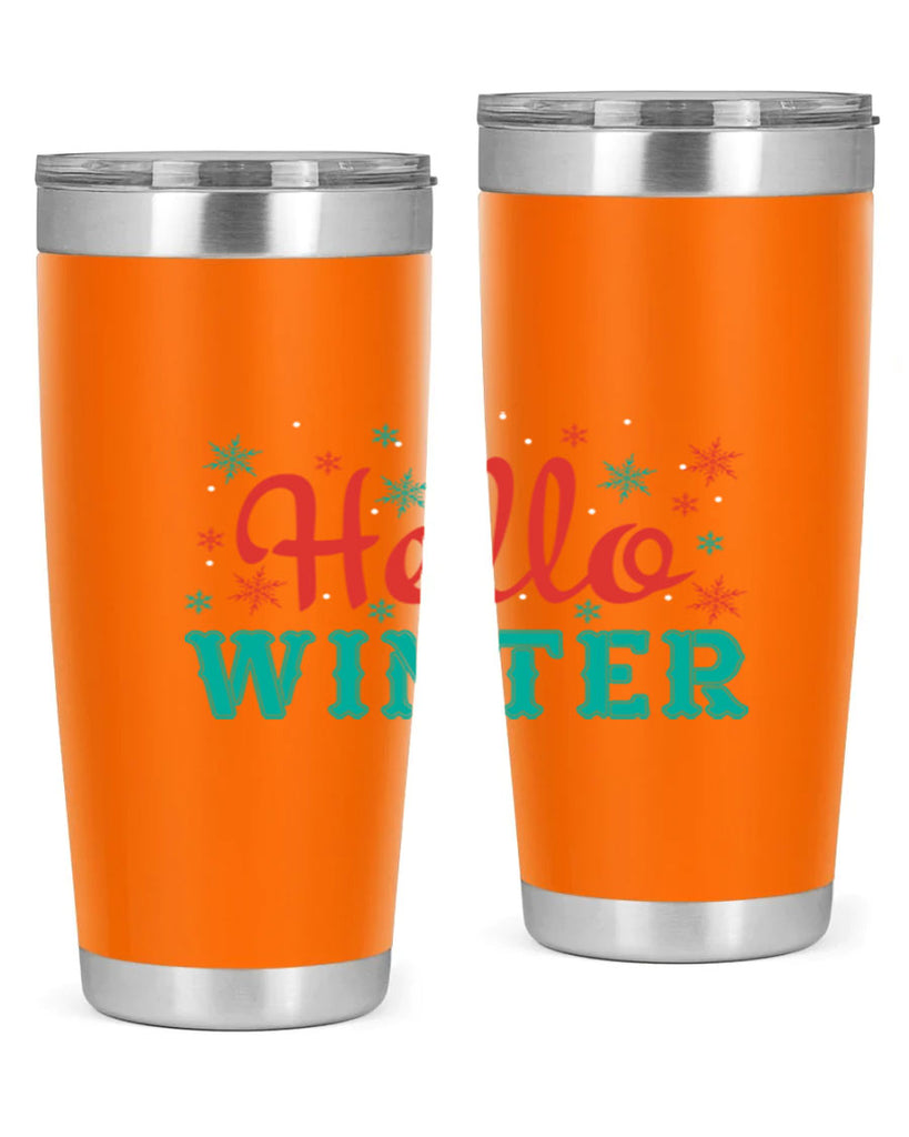 Hello Winter 182#- winter- Tumbler