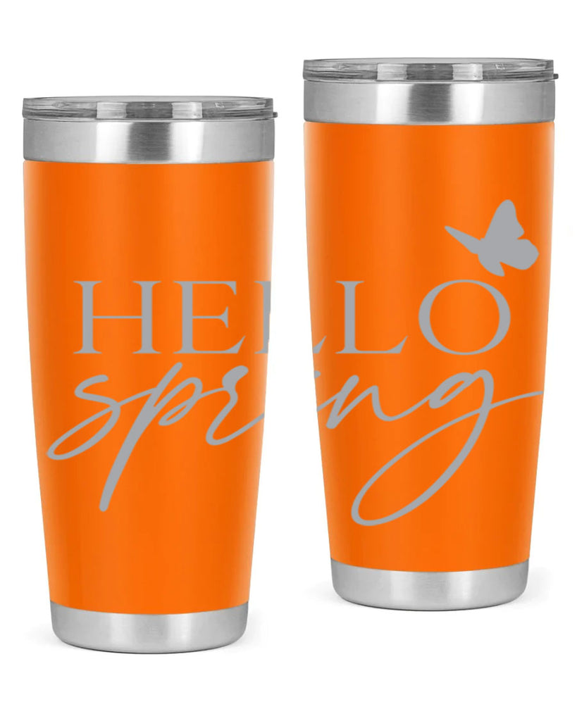 Hello spring butterfly195#- spring- Tumbler
