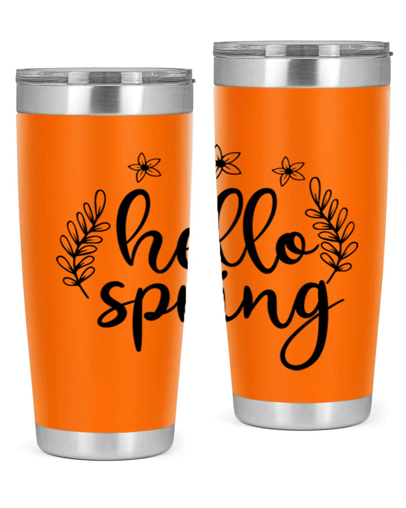 Hello spring design  221#- spring- Tumbler