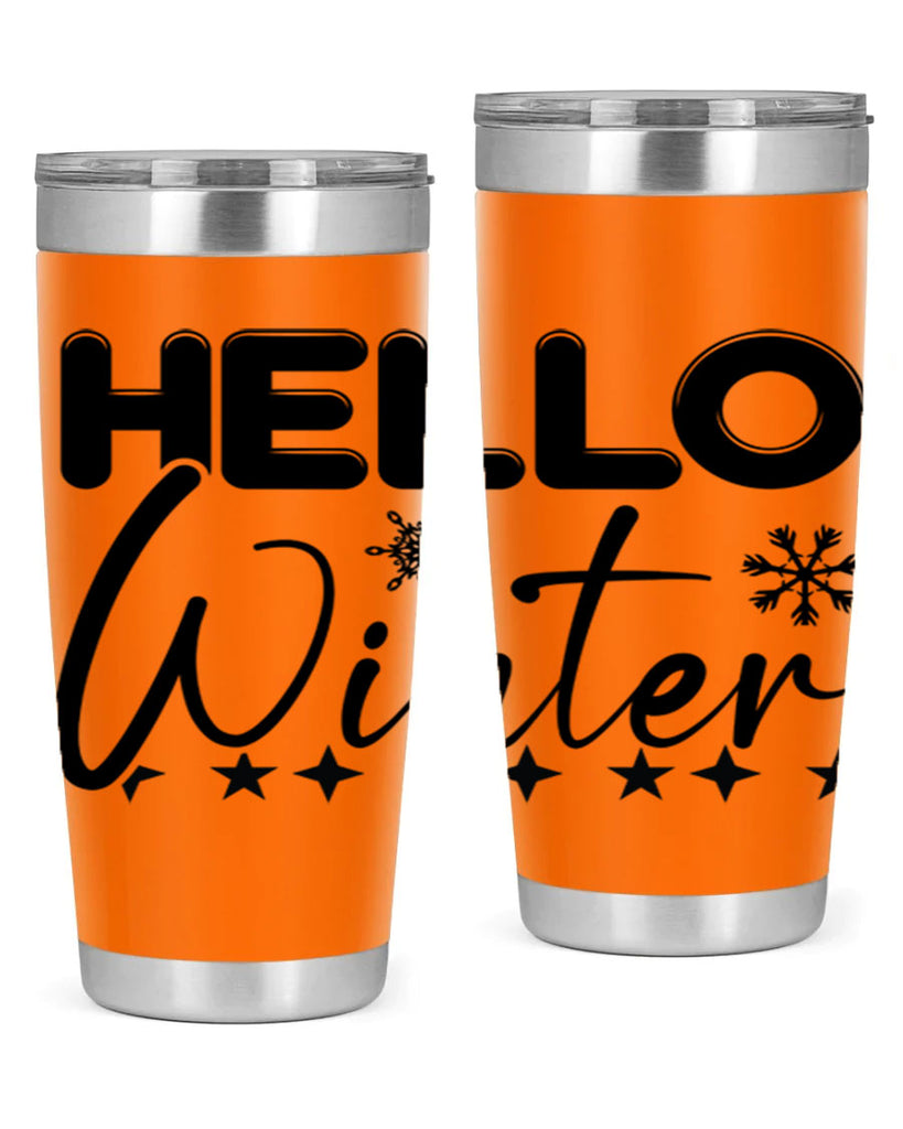 Hello winter 183#- winter- Tumbler