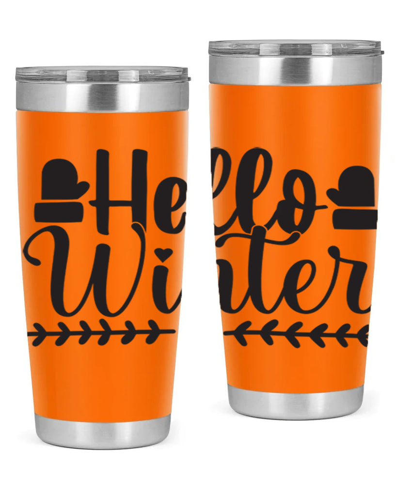Hello winter 184#- winter- Tumbler