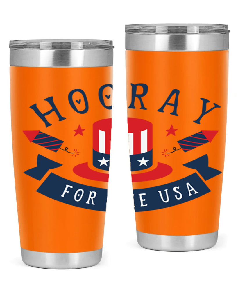 Hooray for the usa Style 42#- Fourt Of July- Tumbler