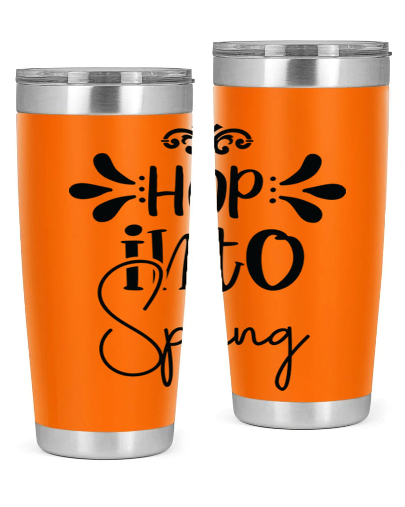 Hop into Spring 247#- spring- Tumbler