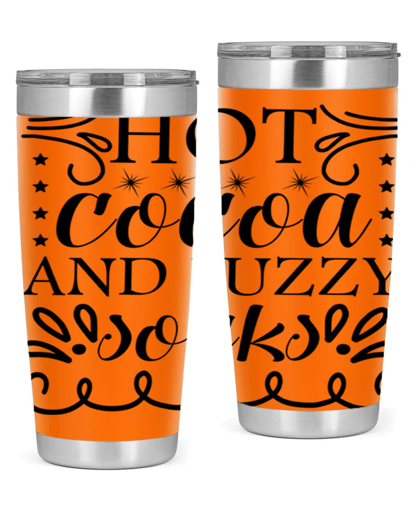 Hot Cocoa and Fuzzy Socks 217#- winter- Tumbler
