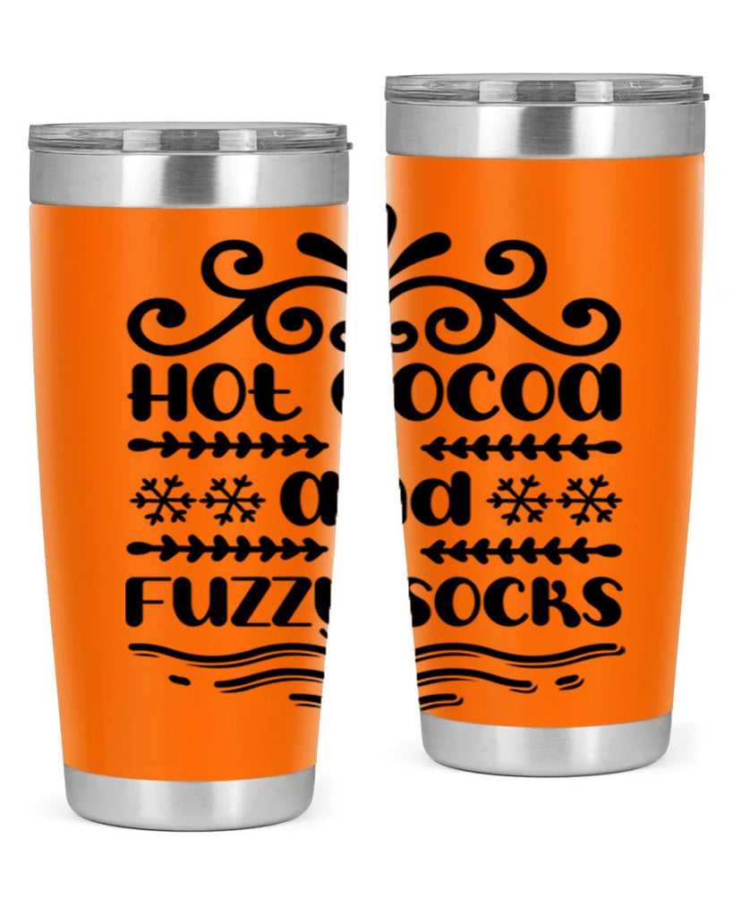 Hot Cocoa and Fuzzy Socks 219#- winter- Tumbler
