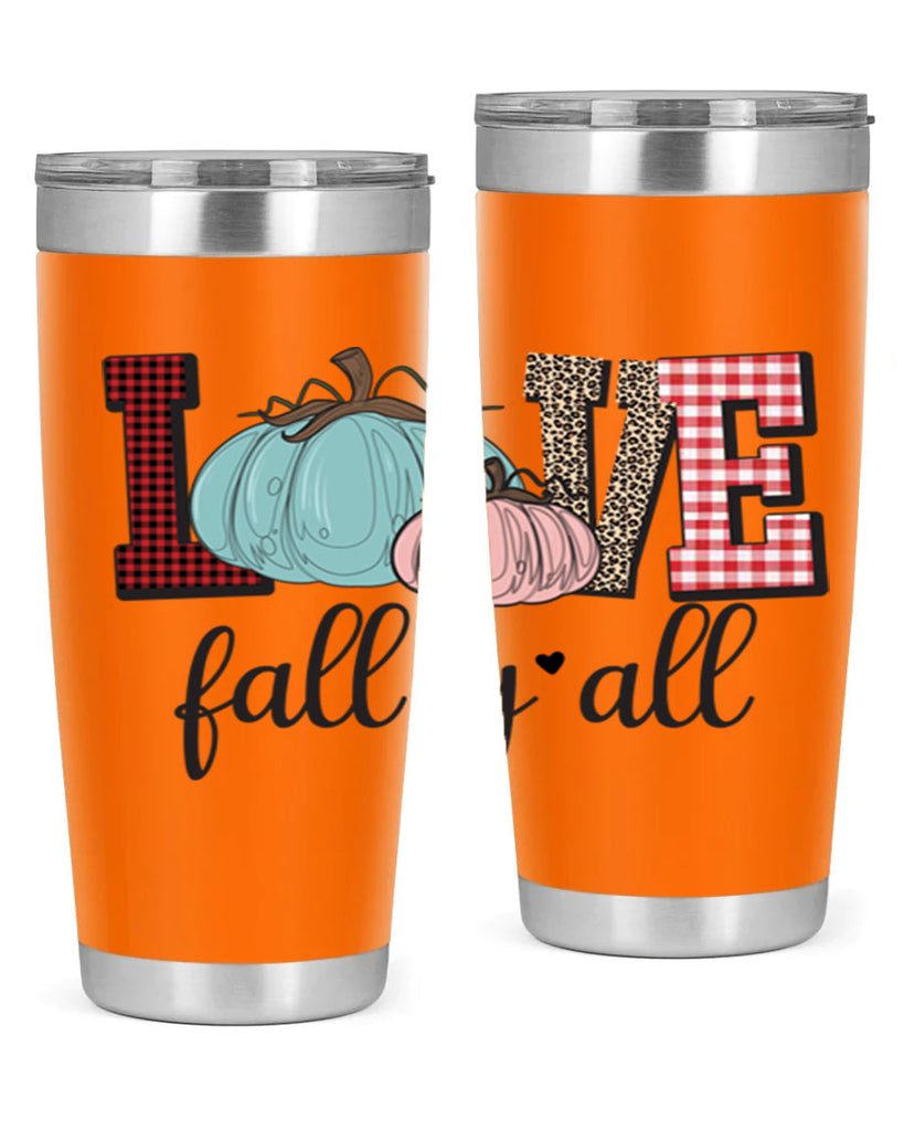 Love Fall Yall 409#- fall- Tumbler