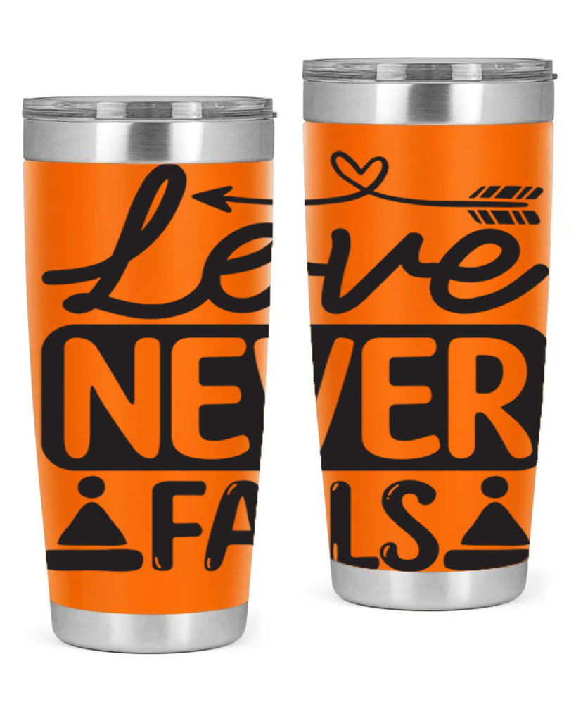 Love never fails 317#- winter- Tumbler