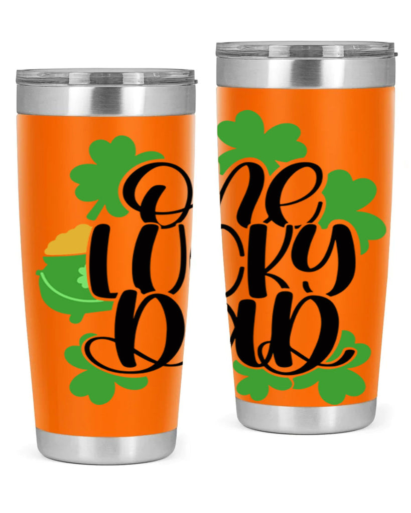One Lucky Dad Style 43#- St Patricks Day- Tumbler