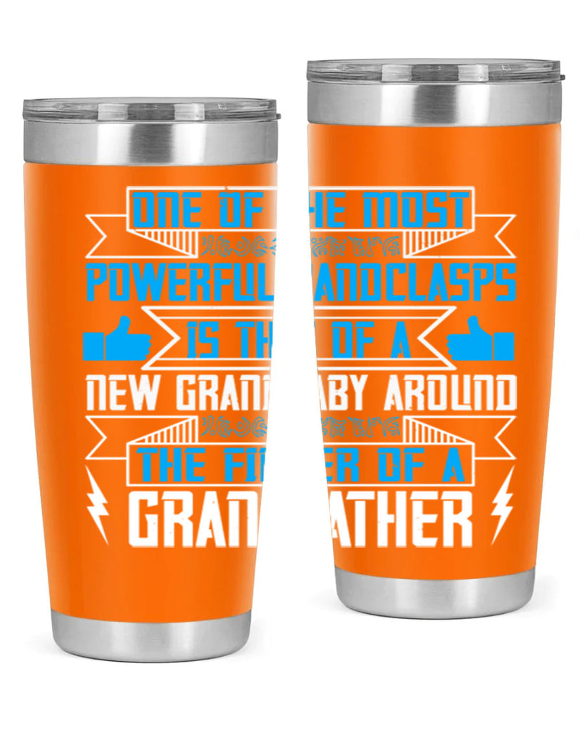 One of the most powerful handclasps is that of a new grandbaby 71#- grandpa - papa- Tumbler