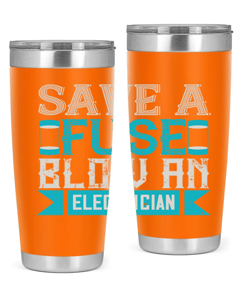 Save a fuse below an electrician Style 14#- electrician- tumbler