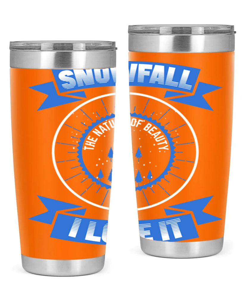 Snowfall Winter 373#- winter- Tumbler