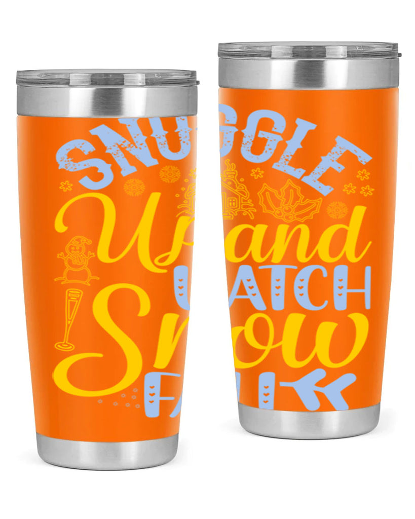 Snuggle up and watch snow fall385#- winter- Tumbler