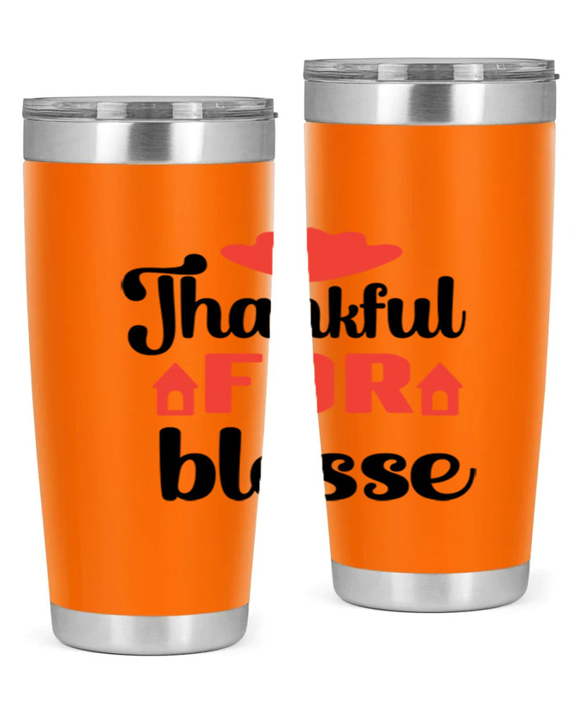 Thankful for blesse 599#- fall- Tumbler