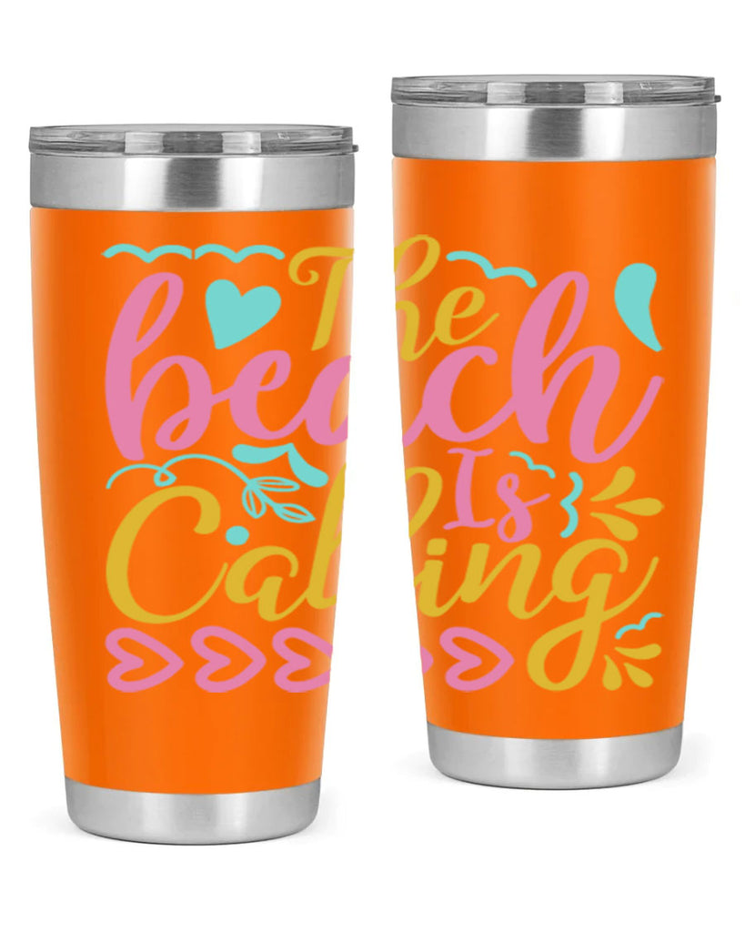 The beach is calling Style 1#- summer- Tumbler