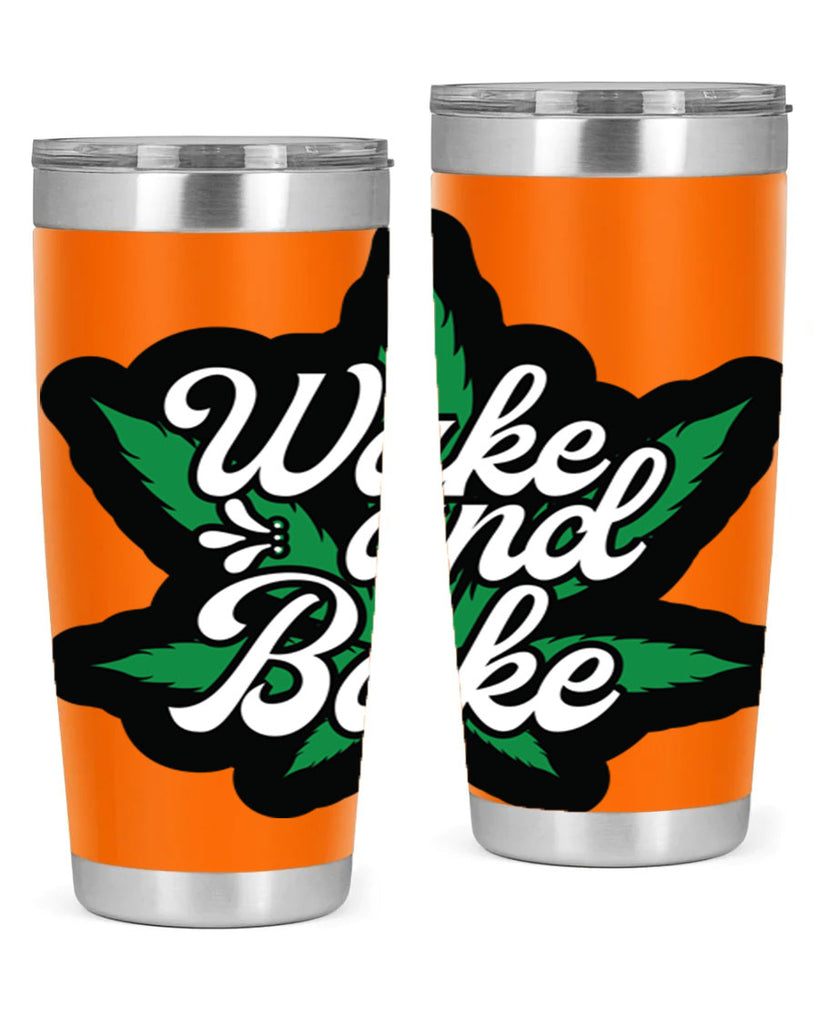 Wake and bake 273#- marijuana- Tumbler