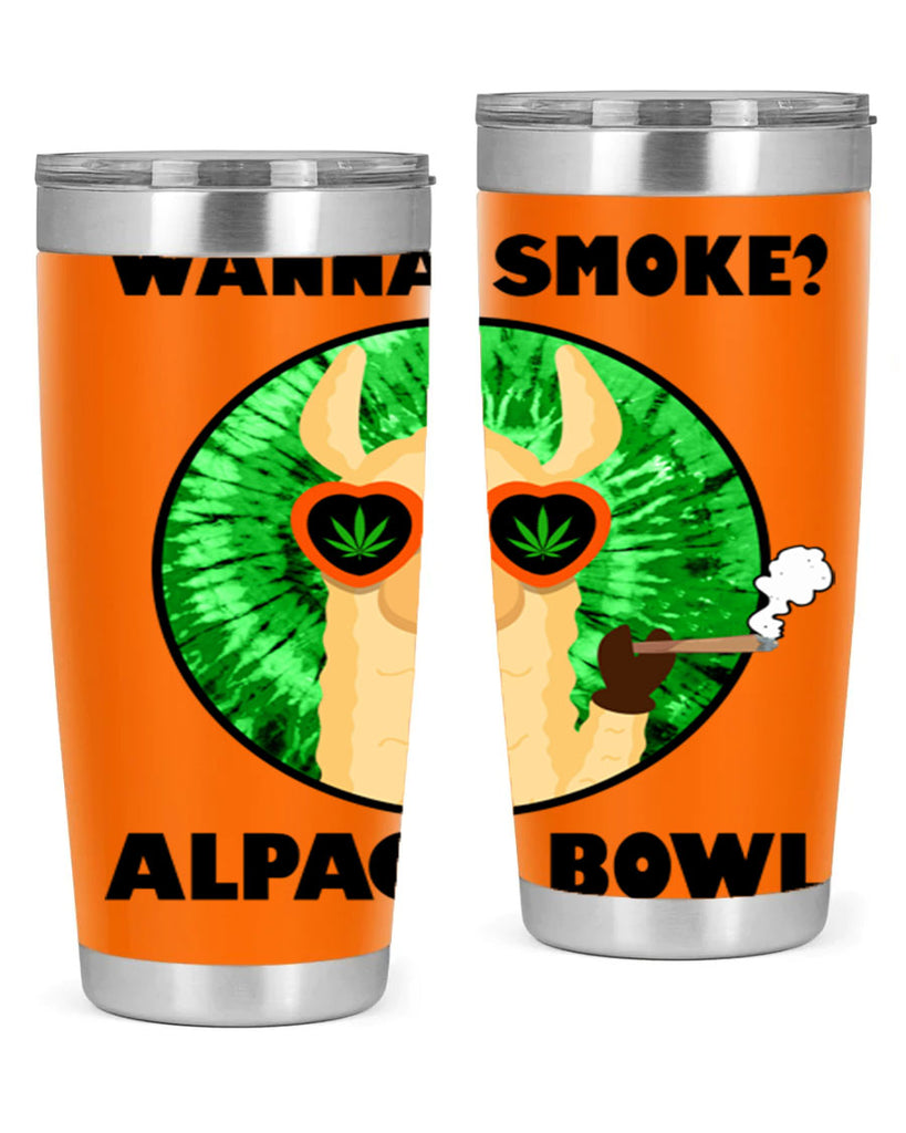 Wanna Smoke Alpaca Bowl 276#- marijuana- Tumbler