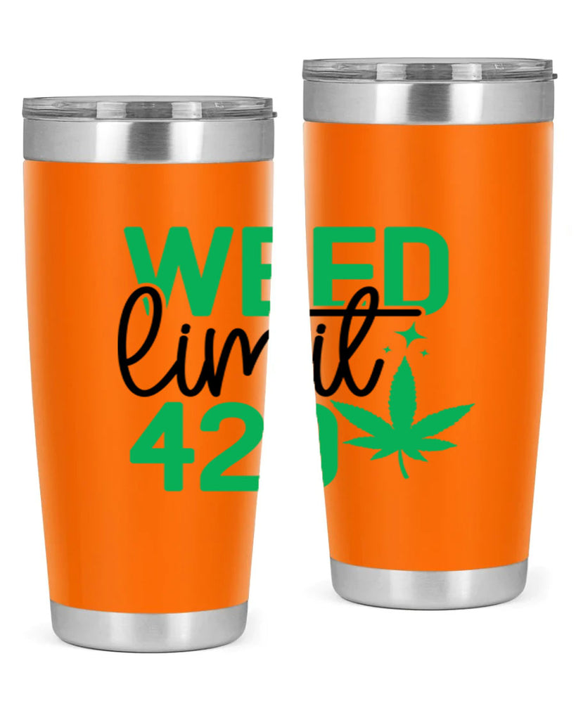 Weed Limit 420 294#- marijuana- Tumbler